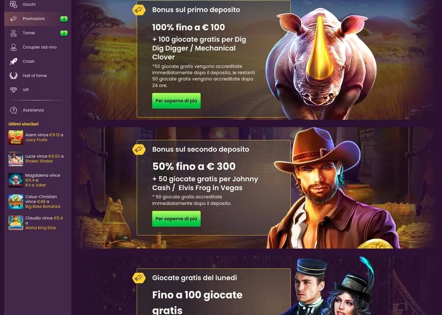 Bizzo Casino bonus