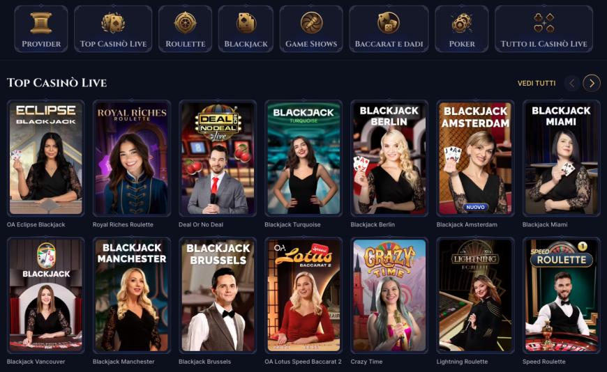 Top Live Casino