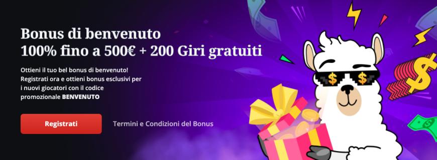 Bonus di benvenuto