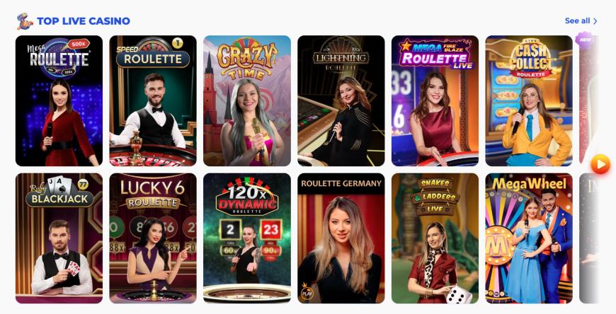 Top Live Casino