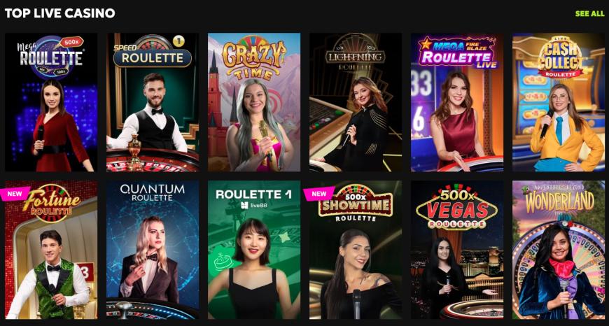 Top Live Casino